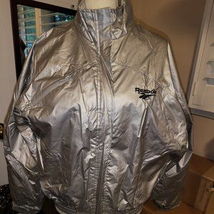 Reebok Silver Windbreaker